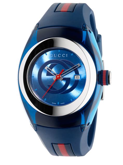 gucci blue watch